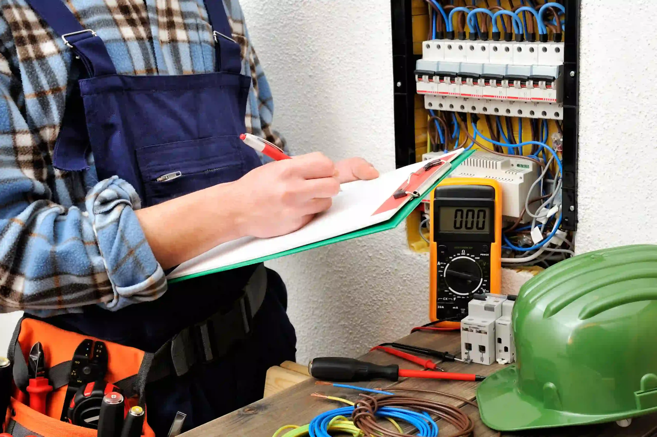 electrical installation condition report being carried out by Peninsula Electrical